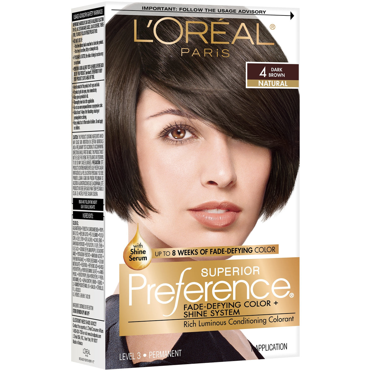 L'Oreal Preference #4 DK Brown product image 1