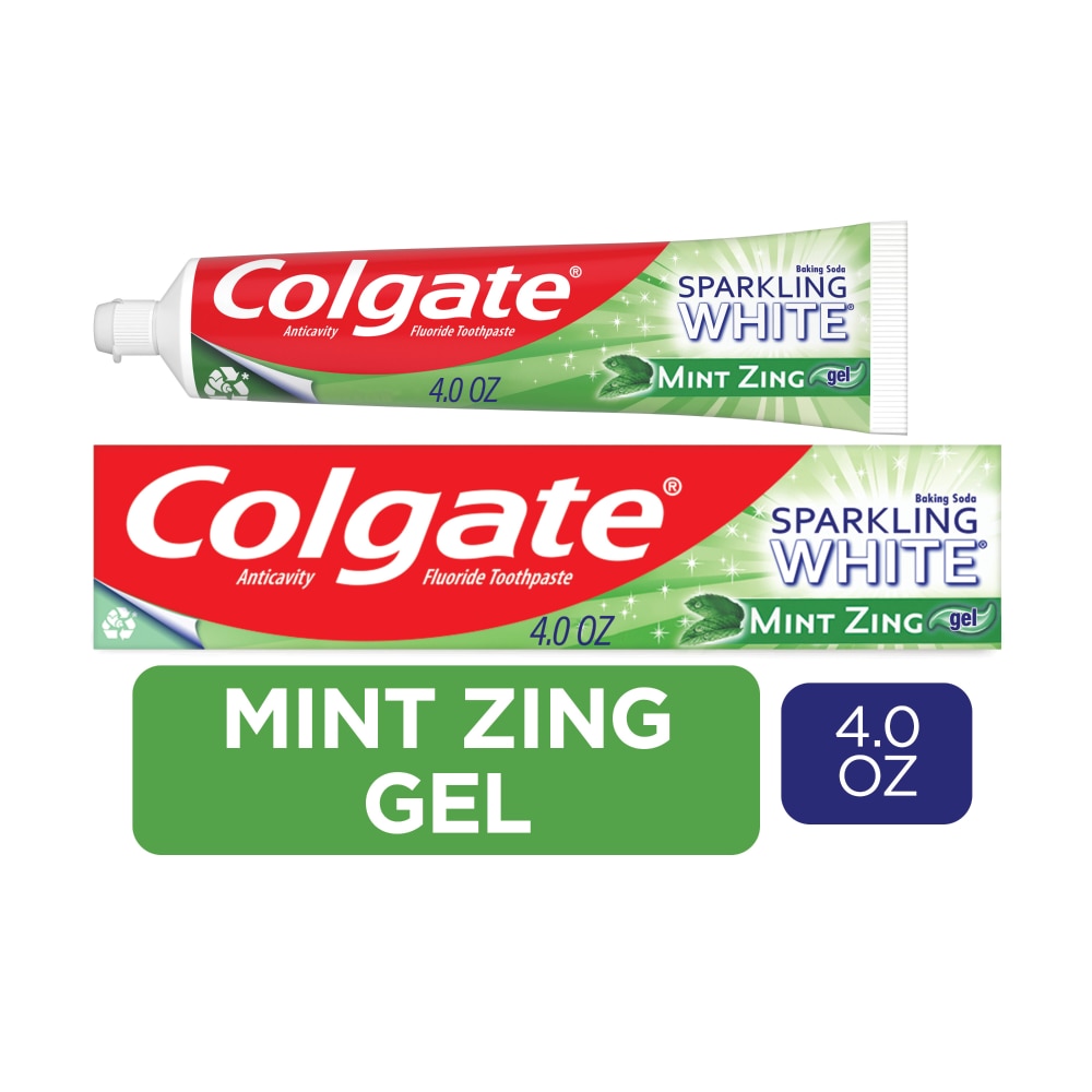 Colgate 4 oz Sparkling Wht Mint product image 1