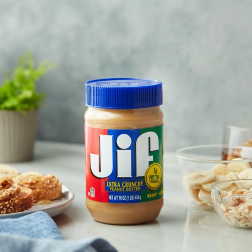 Jif Crunchy Peanut Butter 16 oz product image 1