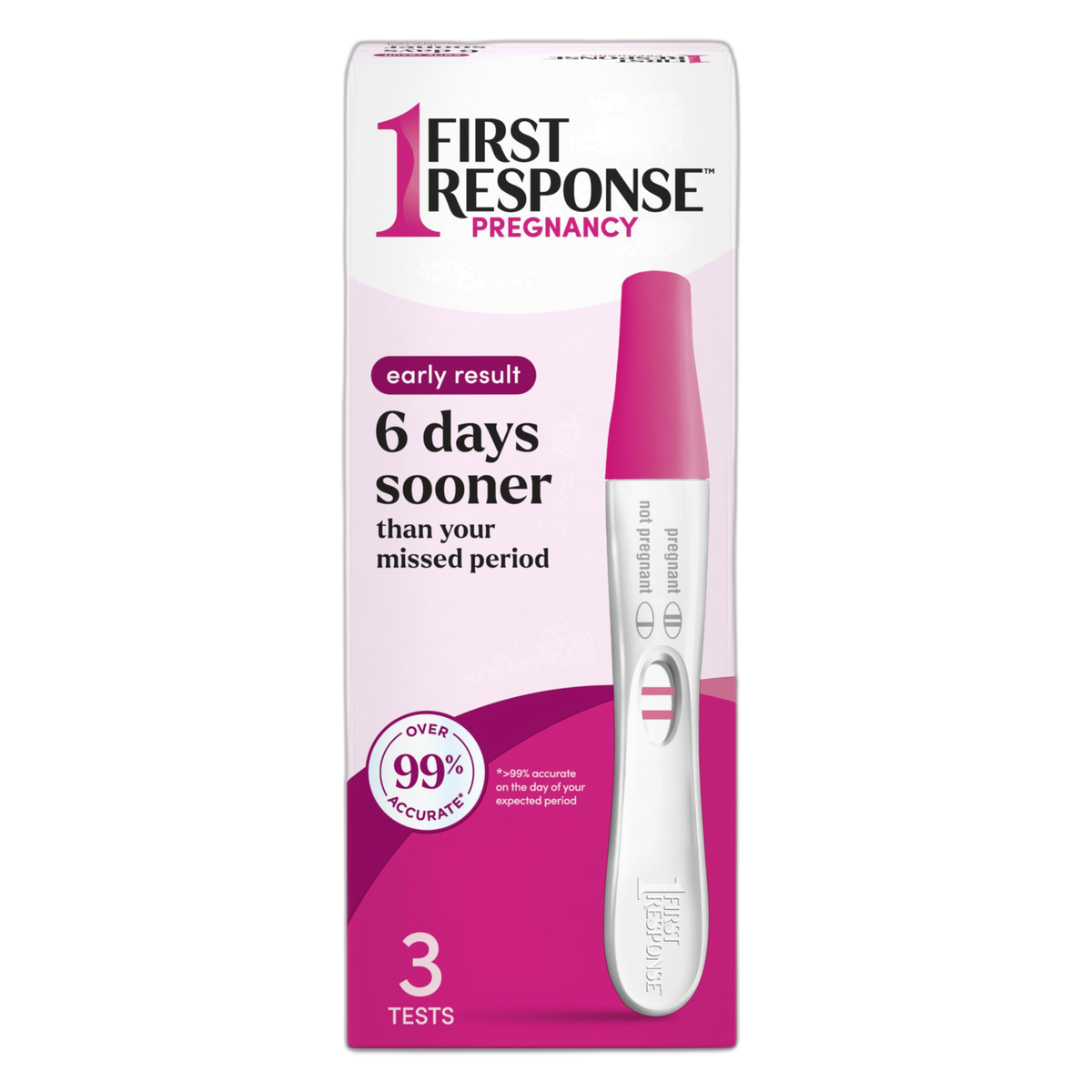 First Response Early Result Pregnancy Test, 3 Count(Pack of 1)(Packaging & Test Design May Vary)