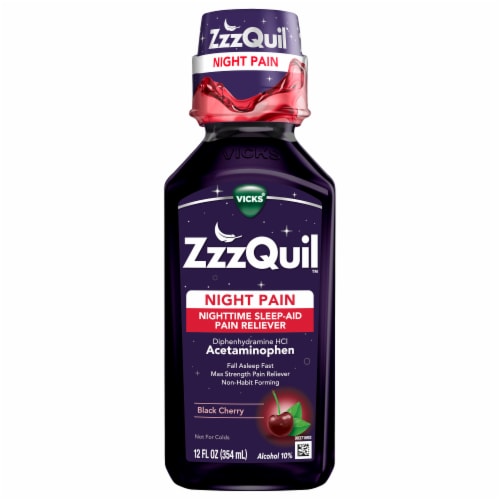 Zzzquil pain Black Cherry 12 oz product image 1