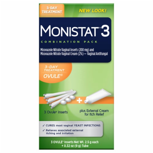 Monistat 3 Cure&itch Combo 3 ct product image 1