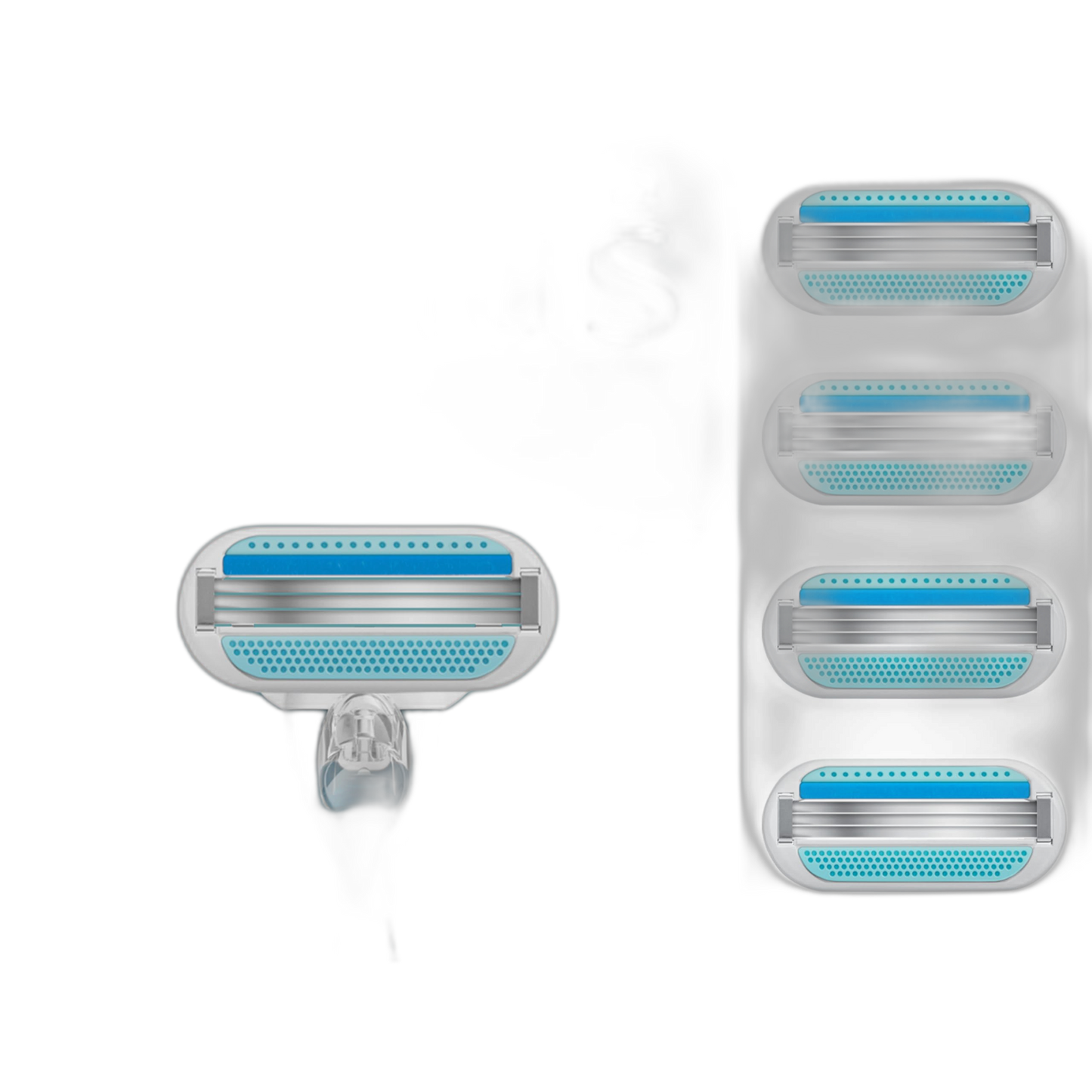 Gillette Venus Women's Original 3 Blade Razor Refills, 4 Count (Packaging May Vary)