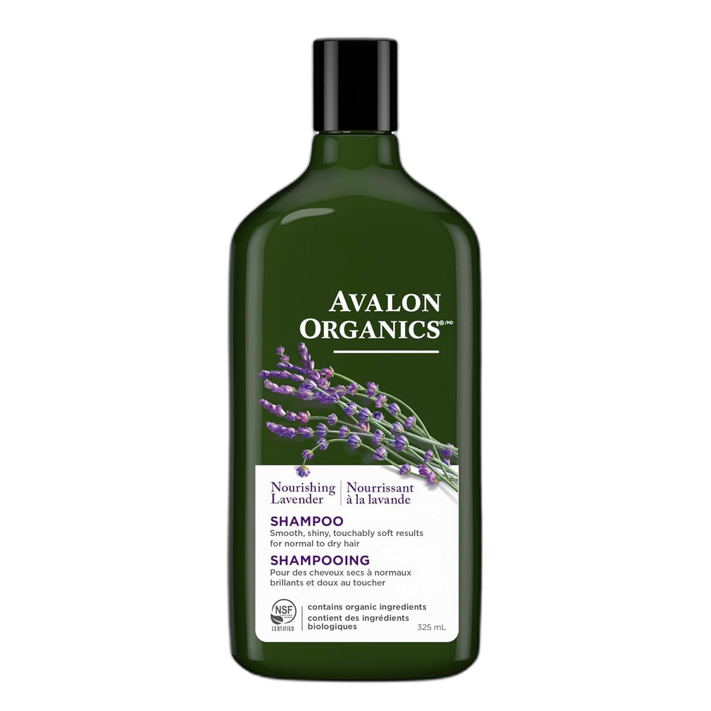 Avalon Organics Revitalizing Lavender Shampoo, For Smooth, Shiny, Touchably Soft Hair For Normal To Dry Hair, 11 Fluid Ounces
