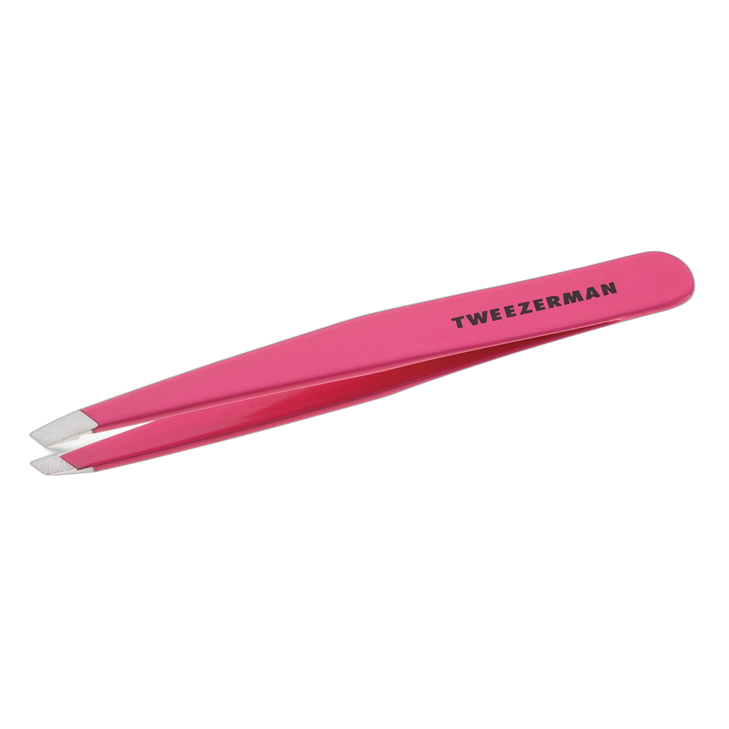 Tweezerman Stainless Steel Slant Pink Tweezer