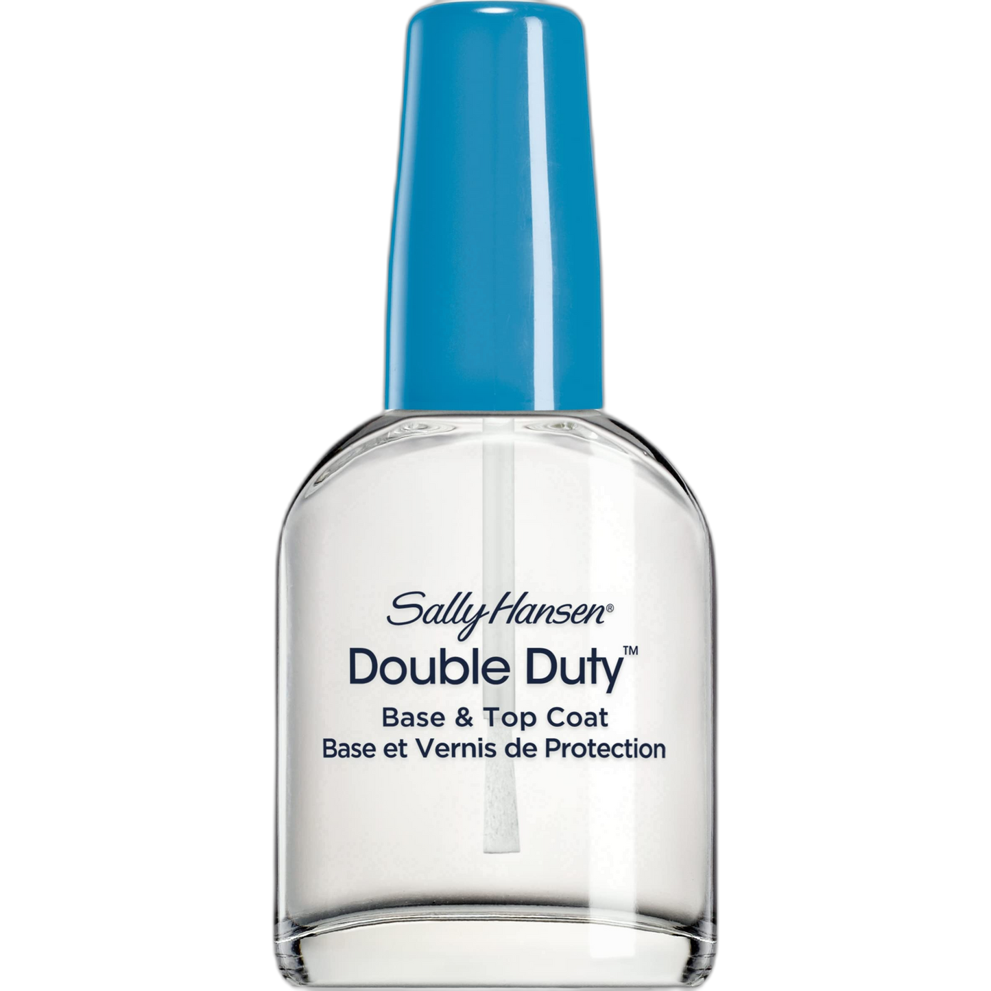 Sally Hansen Double Duty™, Base and Top Coat, Quick Dry, Long Lasting, Streak-Free Shine, Clear Nail Polish