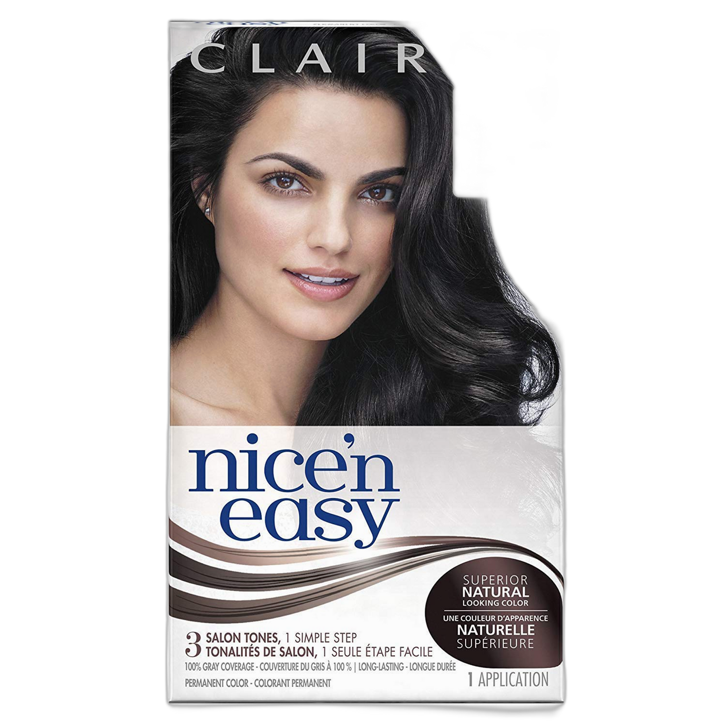 Clairol Nice 'n Easy Permanent Color, 2/122 Natural Black 1 ea