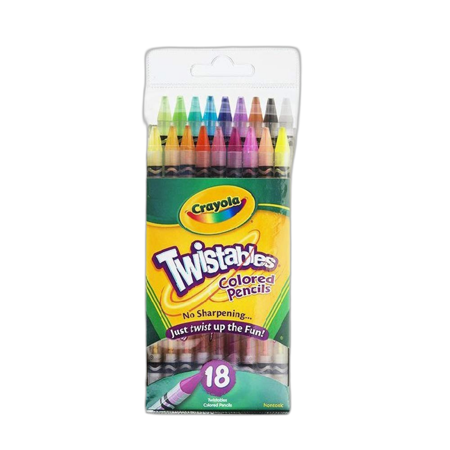 Crayola Twistable Colored Pencils For Kids, Fun School Supplies, 18 Count, Gifts For Kids, Ages 3+