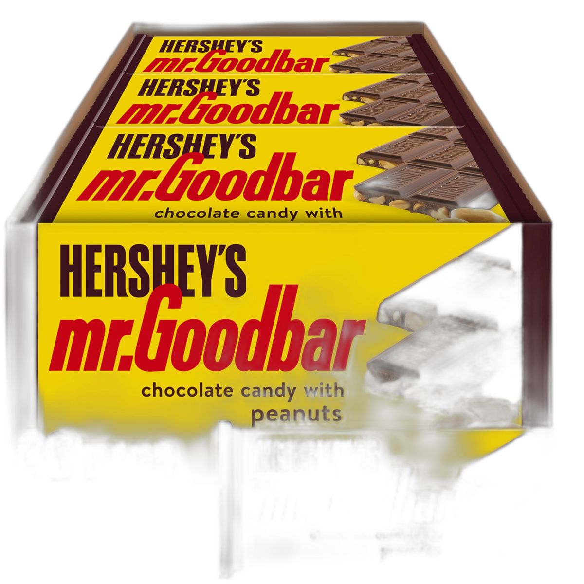 HERSHEY'S MR. GOODBAR Chocolate with Peanuts Candy Bars, 1.75 oz (36 Count)