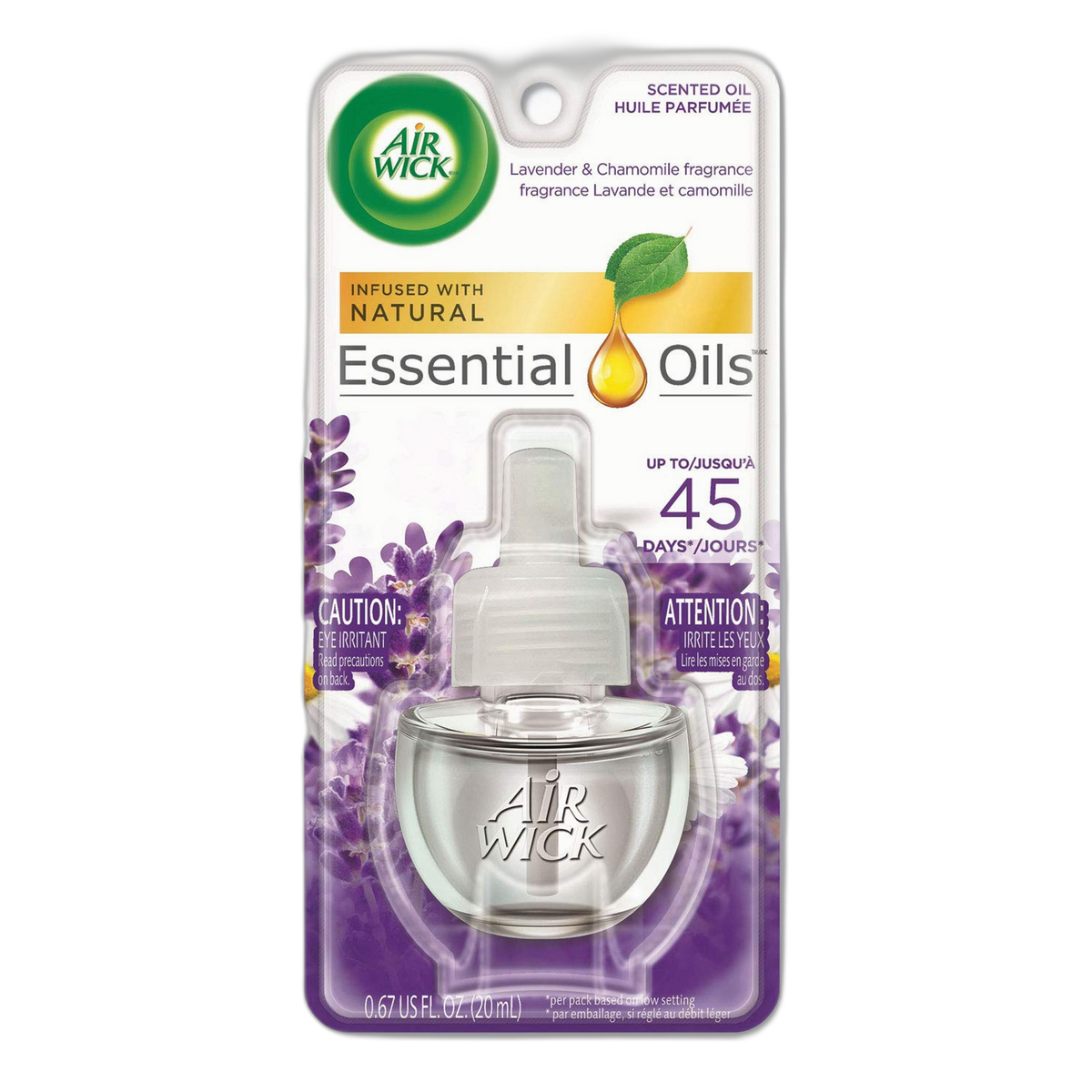 Air Wick Scented Oil Refill, Lavender & Chamomile, 0.67oz, Air Freshener