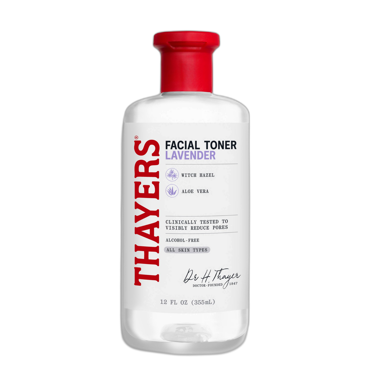 THAYERS Alcohol-Free, Hydrating Lavender Witch Hazel Facial Toner with Aloe Vera Formula, Vegan, Dermatologist Tested and Recommended, 12 Oz (Packaging May Vary)