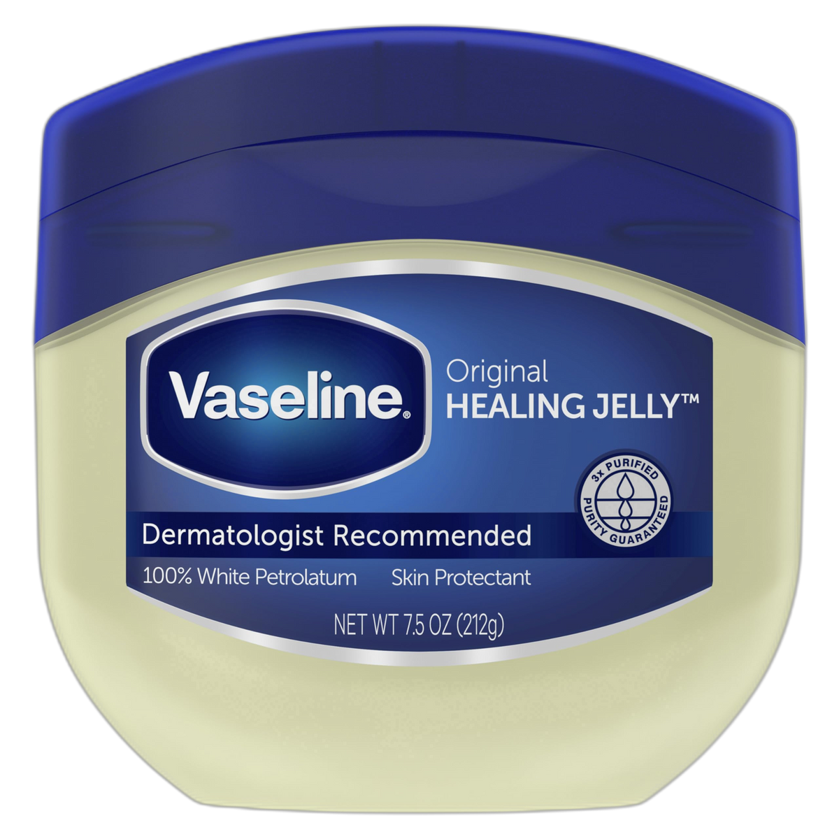 Vaseline Petroleum Jelly For Dry Cracked Skin and Eczema Relief Original 7.5 oz