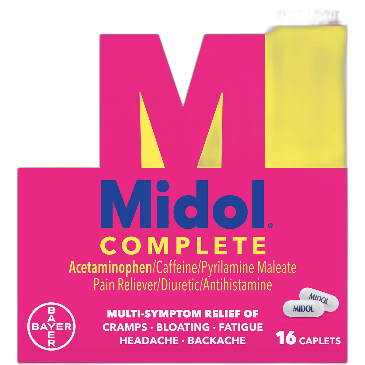 Midol Menstrual Maximum Strength Caplets - 16