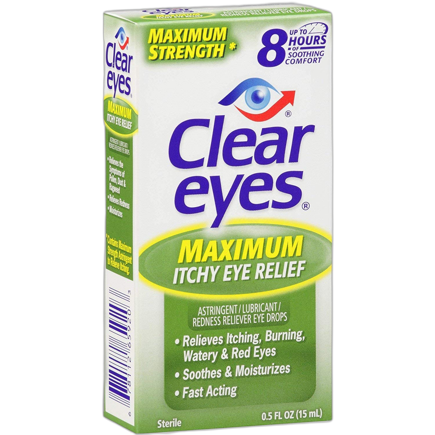 Clear Eyes, Itchy Eye Relief, 0.5 Ounce