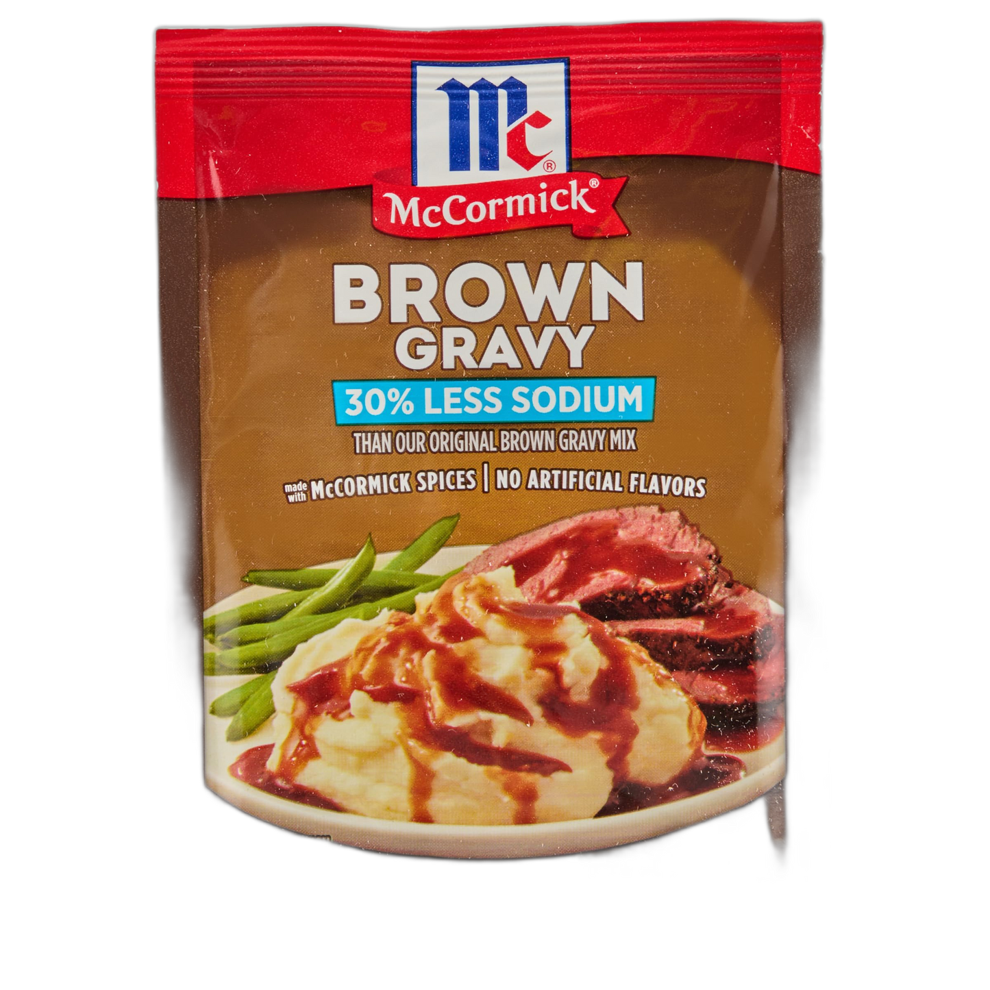 McCormick 30% Less Sodium Brown Gravy Mix, 0.87 oz