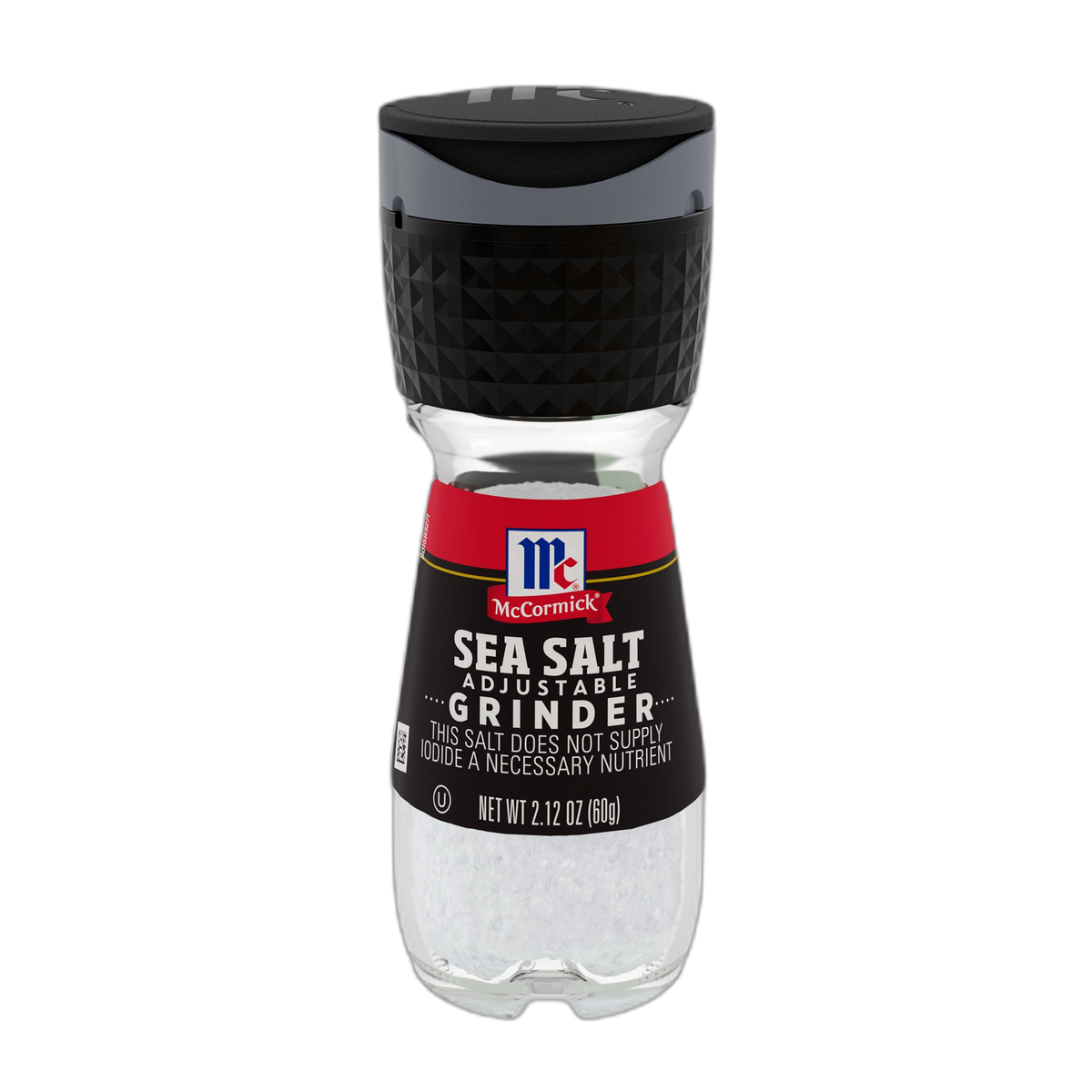 McCormick Sea Salt Grinder, 2.12 oz