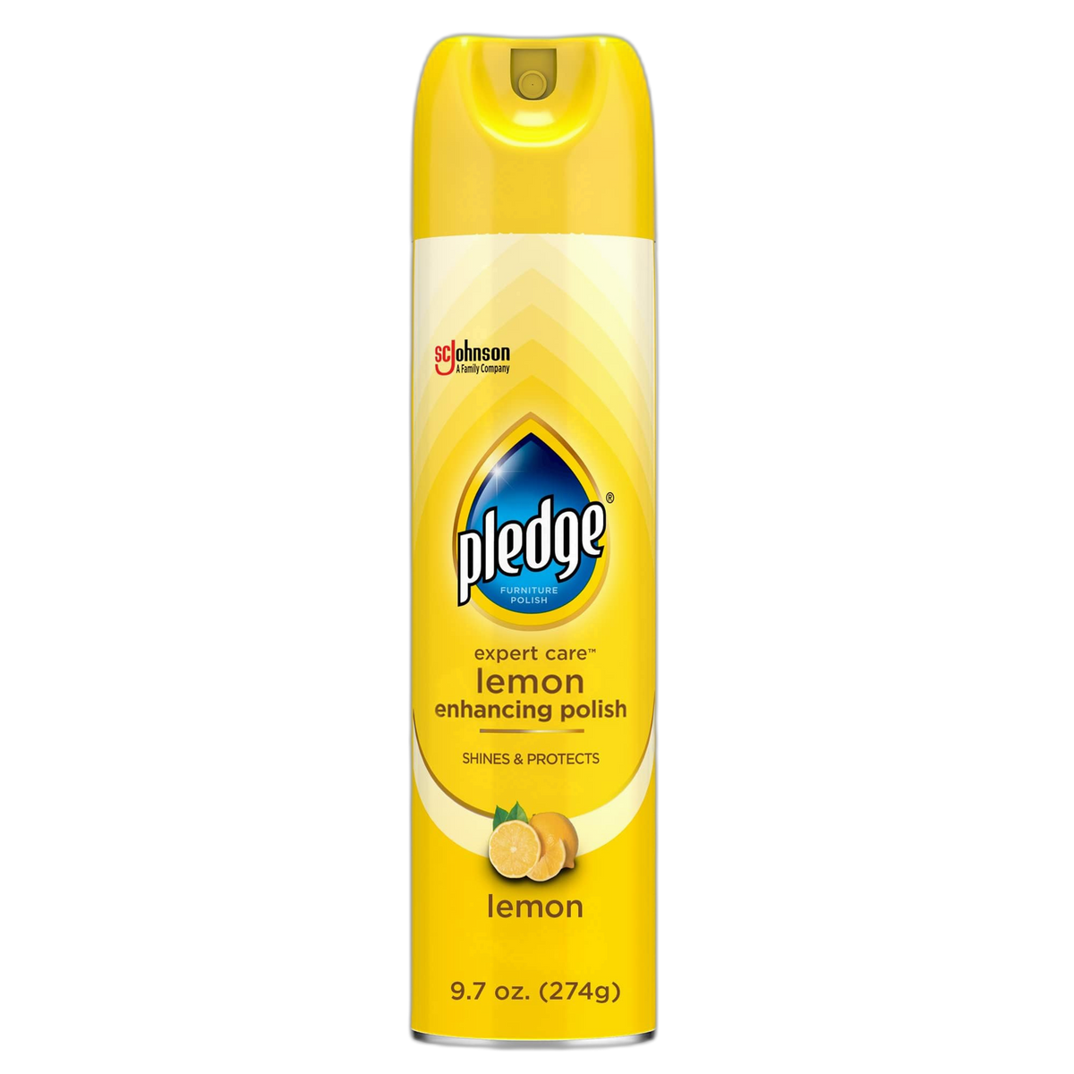Pledge Enhancing Polish, Furniture & Wood Spray, Lemon Scent, 9.7oz
