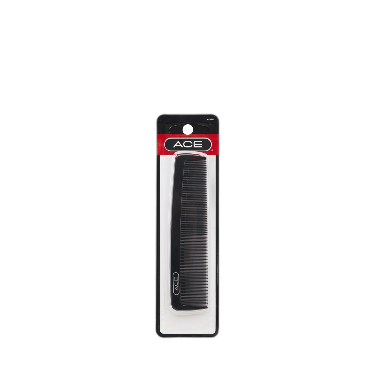 GOODY ACE Pocket Hair Comb for Men – 5 Inch, Black - Great for All Hair Types - Fine Comb Teeth for Thin to Medium Hair, Durable for Everyday and Professional Use