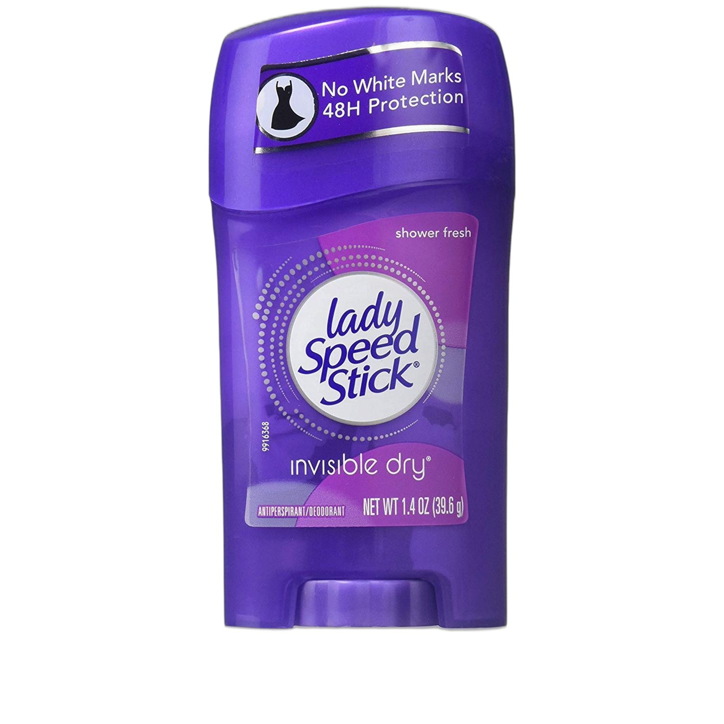 Lady Speed Stick Invisible Dry Antiperspirant & Deodorant, Shower Fresh -1.4 Oz/Pack, 4 Pack