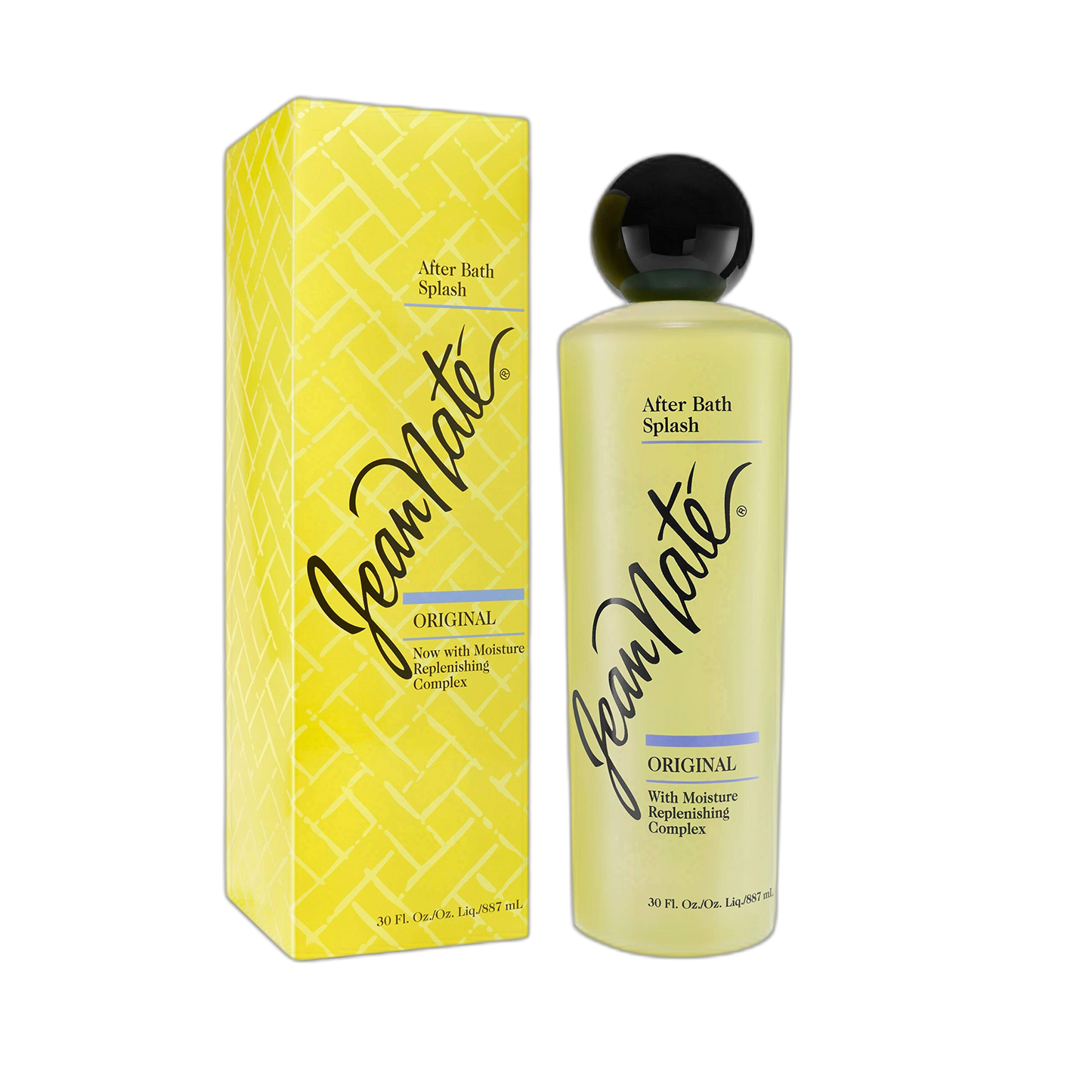 Jean Nate After Bath Splash, Original Bath Body Mist Infused with Vitamin E and Aloe Vera, Softens & Smoothes Skin, Citrus Scent, 30 Fl Oz