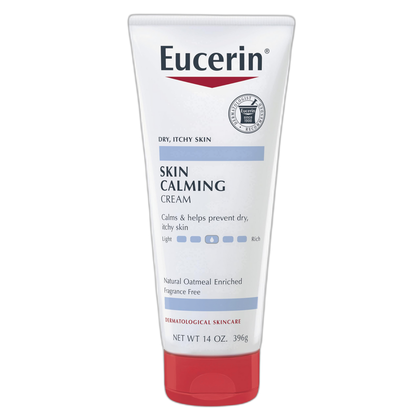 Eucerin Skin Calming Cream - Full Body Lotion for Dry, Itchy Skin, Natural Colloidal Oatmeal Enriched - 14 oz. Tube