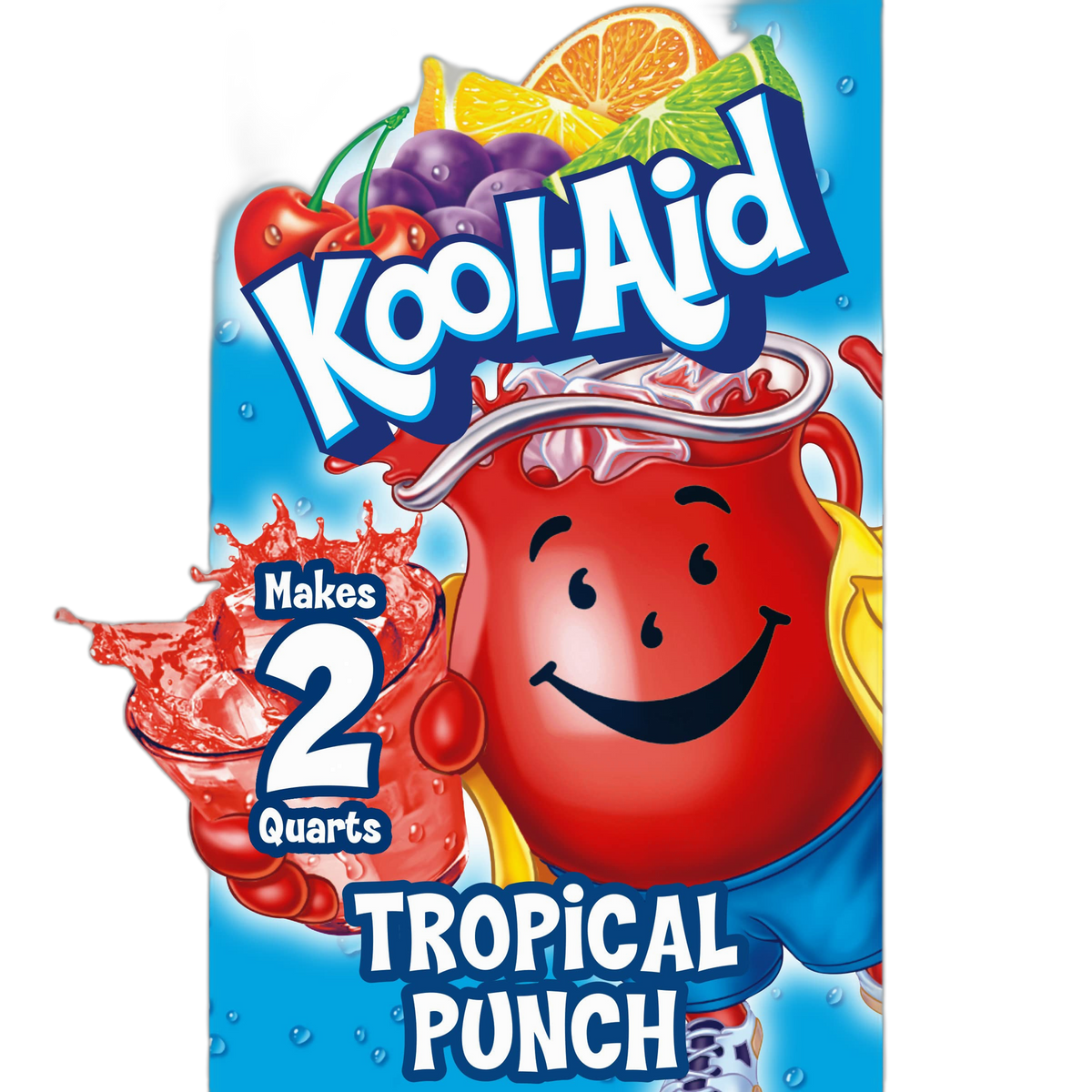 Kool-Aid Unsweetened Tropical Punch Powdered Drink Mix, 0.16 oz. Packet
