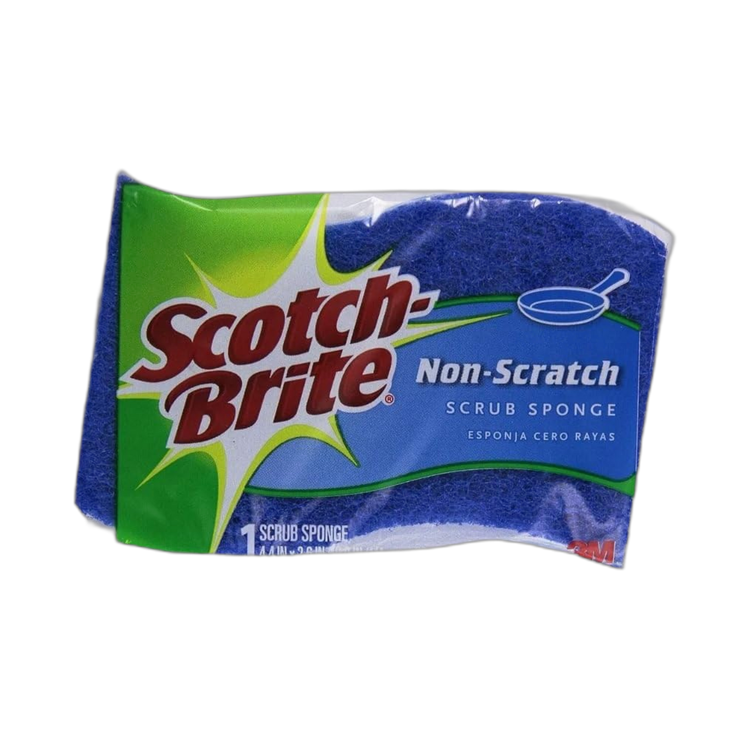 Scotch-Brite No Scratch Scrub Sponge, Multi-Purpose, 1 ct