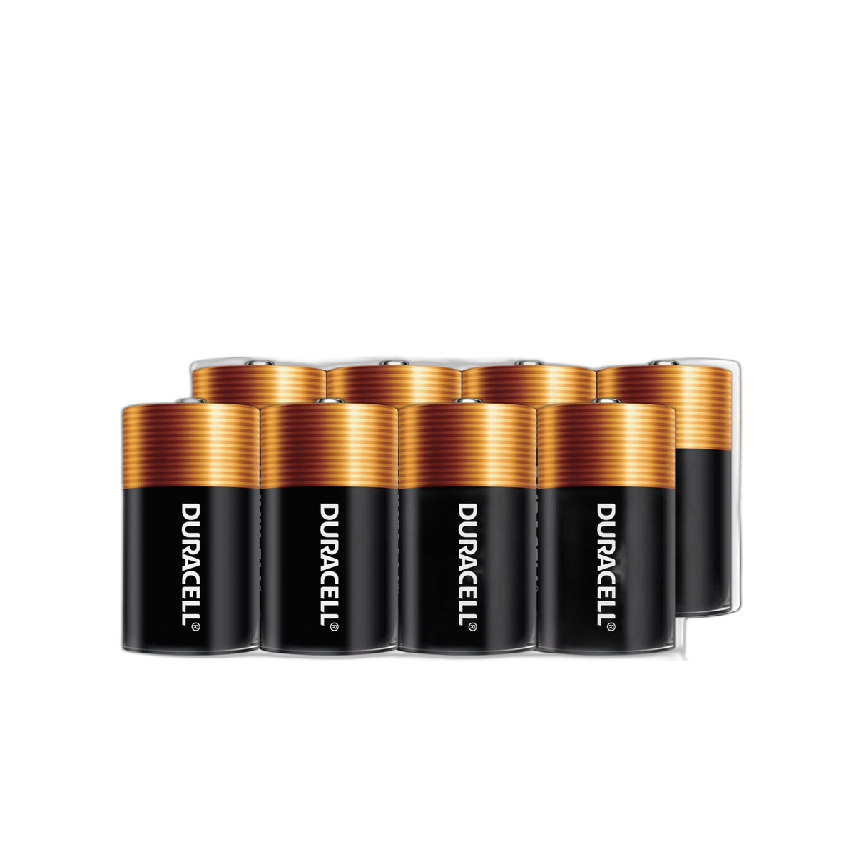 Duracell Coppertop D Batteries, 8 Count Pack, D Battery with Long-lasting Power, All-Purpose Alkaline D Battery for Household and Office Devices