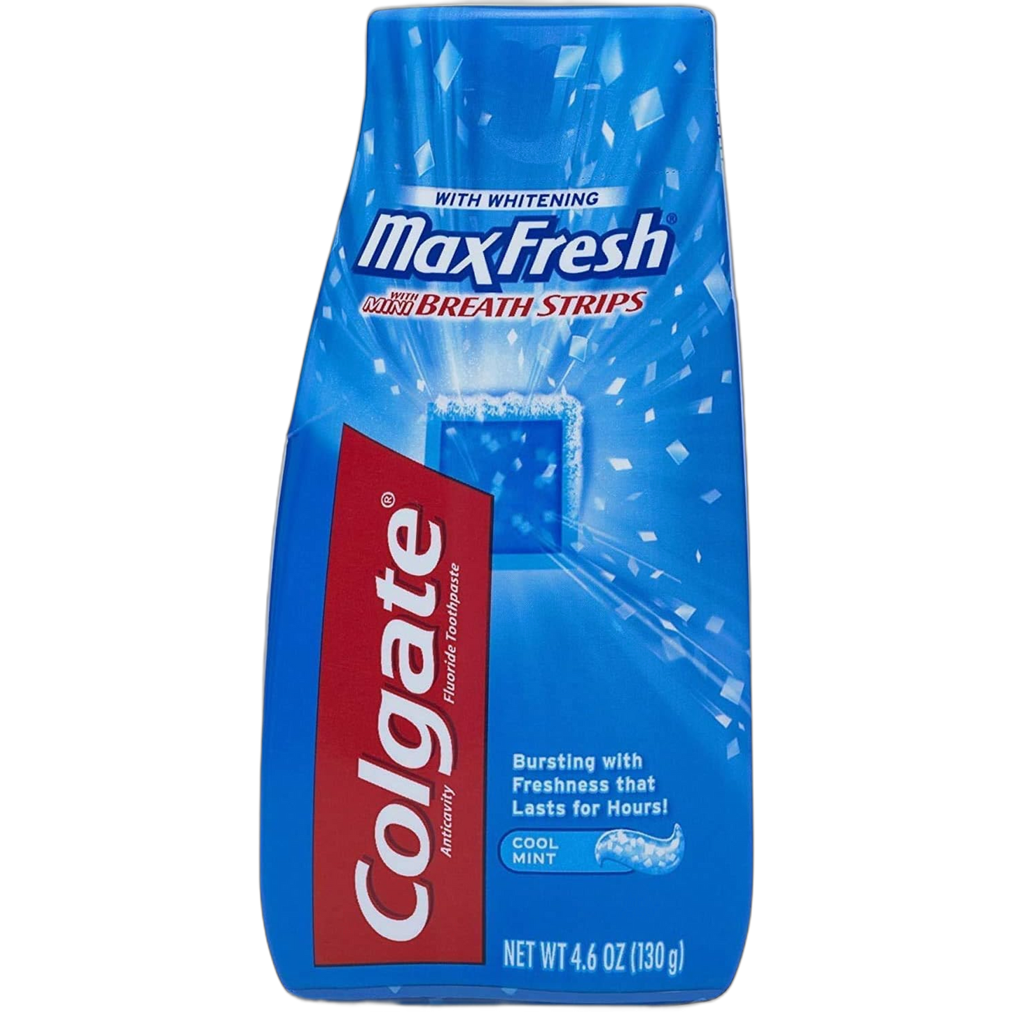 Colgate Max Fresh Liquid Toothpaste with Breath Strips, Cool Mint, 4.6-Ounce (6 Pack)