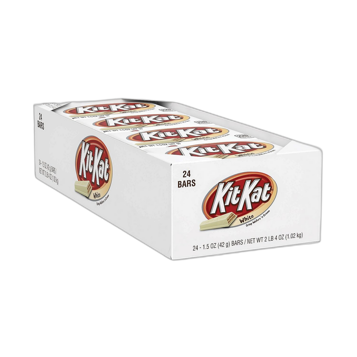 KIT KAT White Creme Wafer Candy Bars, 1.5 oz (24 Count)