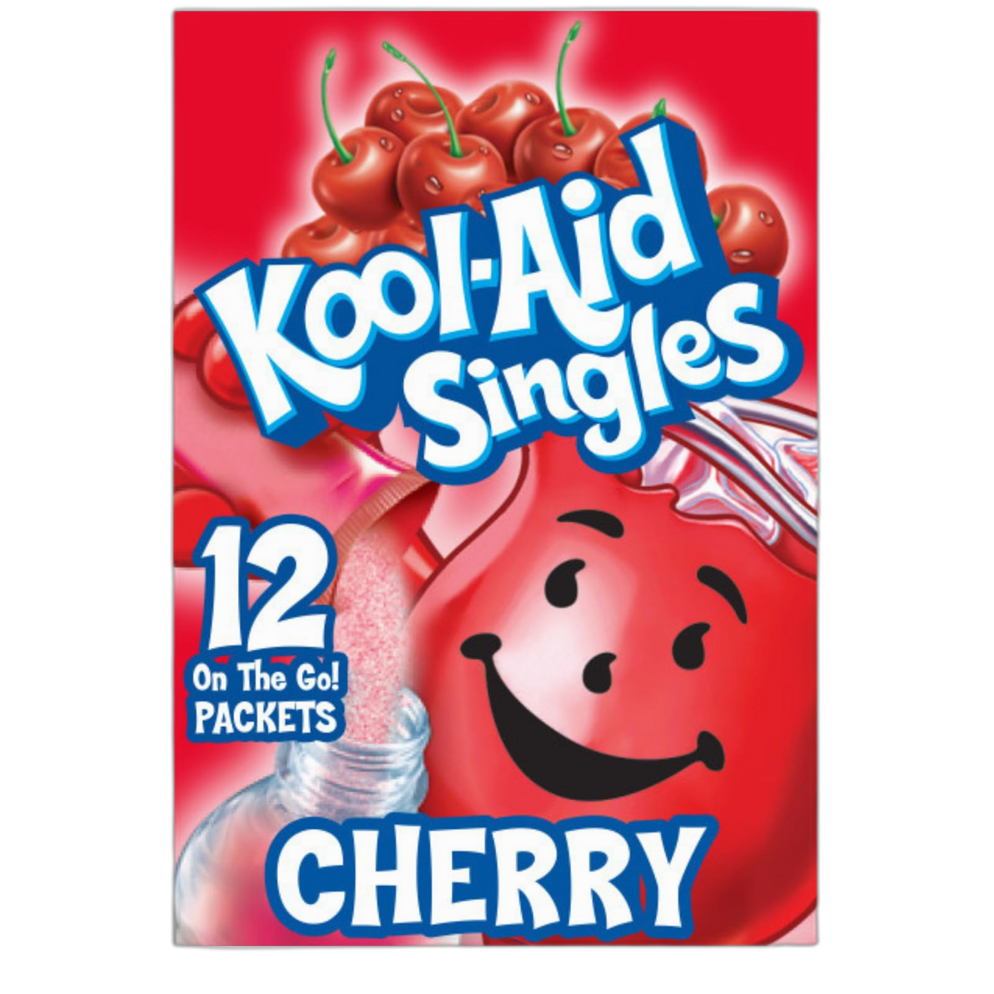Kool-Aid Cherry Unsweetened Soft Drink Mix, 0.13-Ounce Packets (Pack of 96)