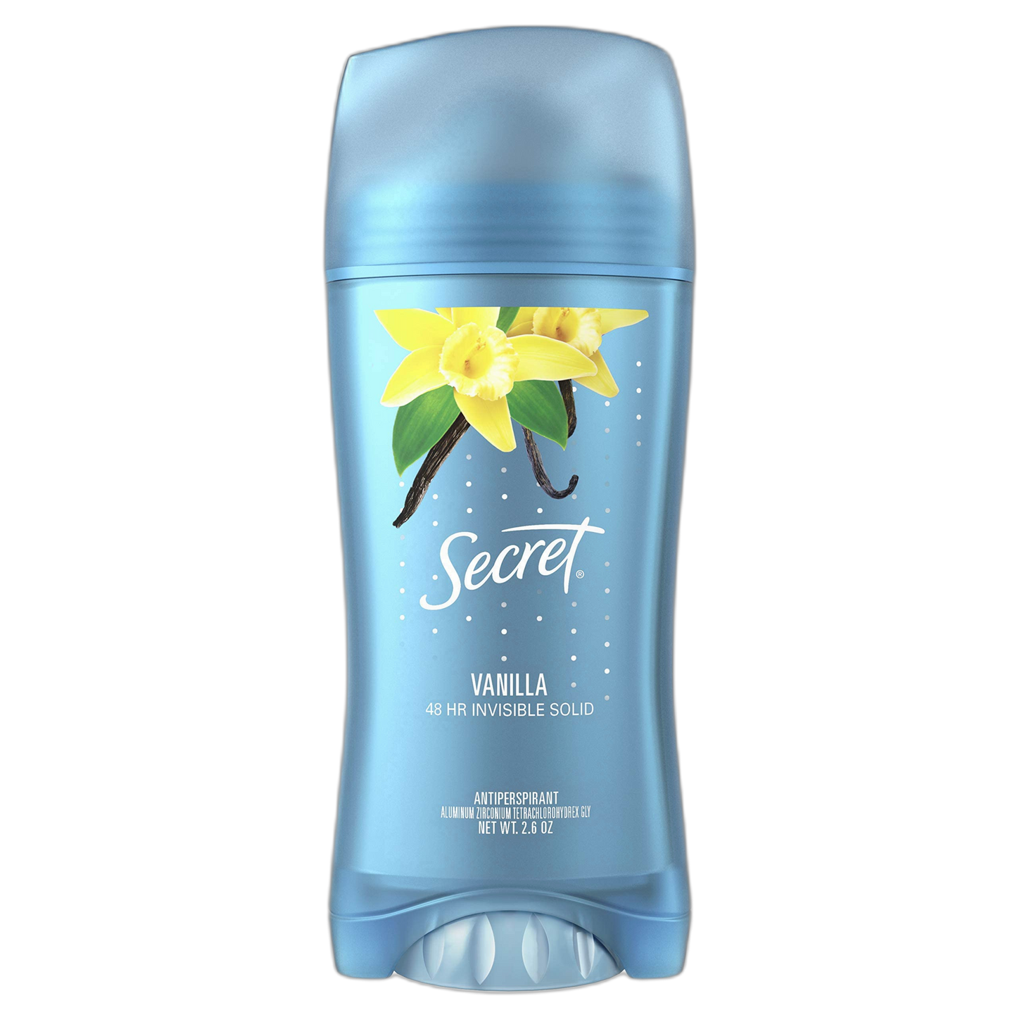 Secret Invisible Solid Antiperspirant and Deodorant, Vanilla Scent, 2.6 oz ( pack of 4 )