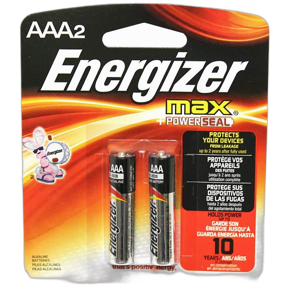 Energizer Max Alkaline Batteries AAA 2 Each