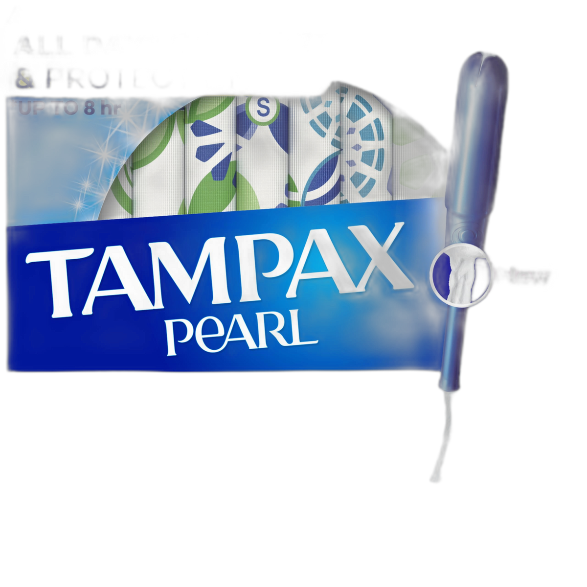 Tampax Pearl Tampons Super Absorbency, With Leakguard Braid, Unscented, 50 Count (Packaging May Vary)