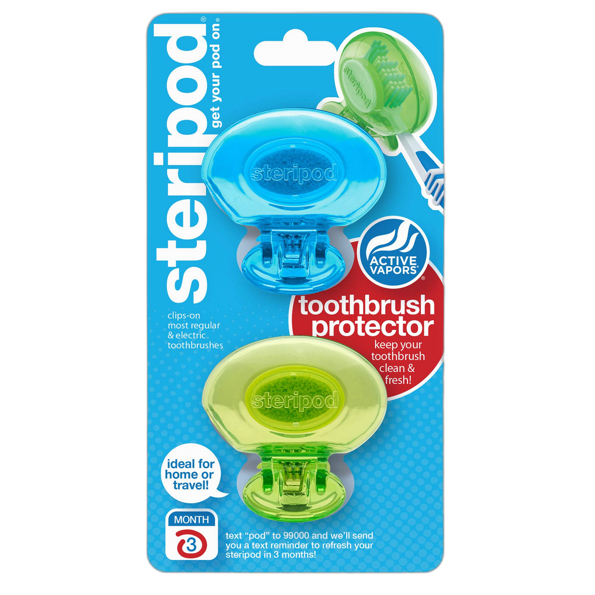 Steripod Steripod Clip-on Toothbrush Protector
