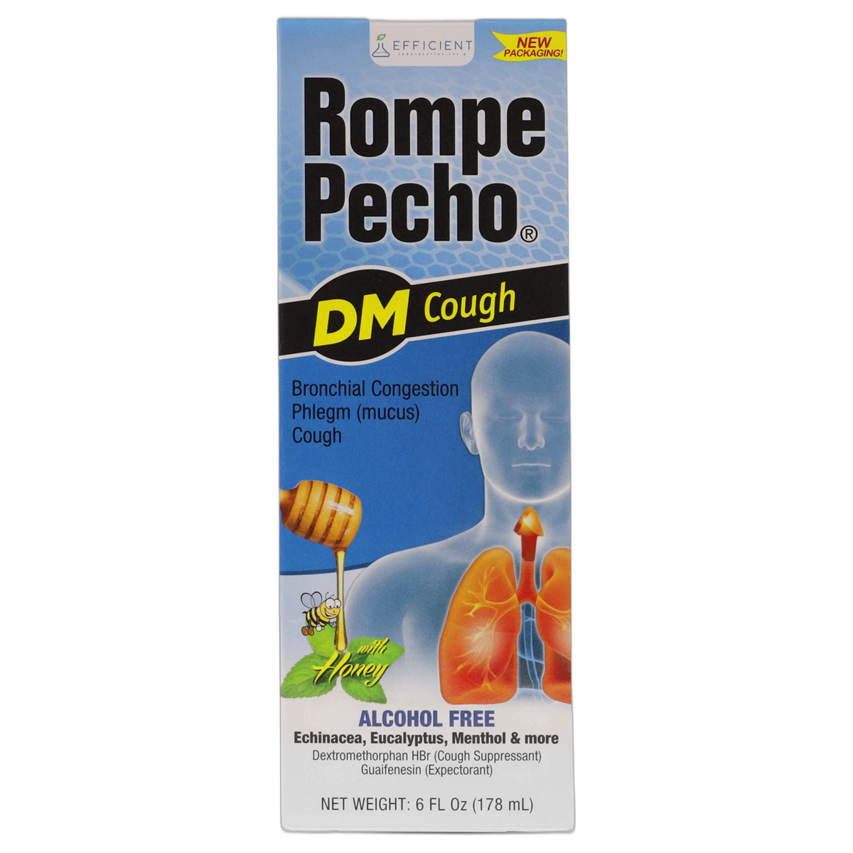 ROMPE PECHO DM 6oz - Cold and Cough Syrup