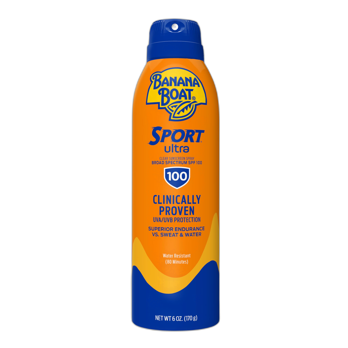 Banana Boat Sport Ultra SPF 100 Sunscreen Spray, 6oz | Sport Sunscreen Spray SPF 100, Banana Boat Sunscreen SPF 100 Spray, High SPF Sunscreen, Water Resistant Sunscreen, 6oz