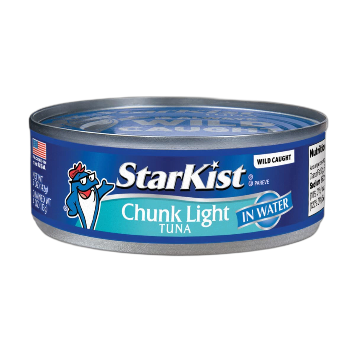 StarKist Chunk Light Tuna in Water, 5 oz (1 Pack) Canned Tuna Fish, Wild Caught, Gluten Free, Ready to Eat, Perfect for Salads, Keto Meals and Snacks, with 20g Protein & 90 Calories Per Serving