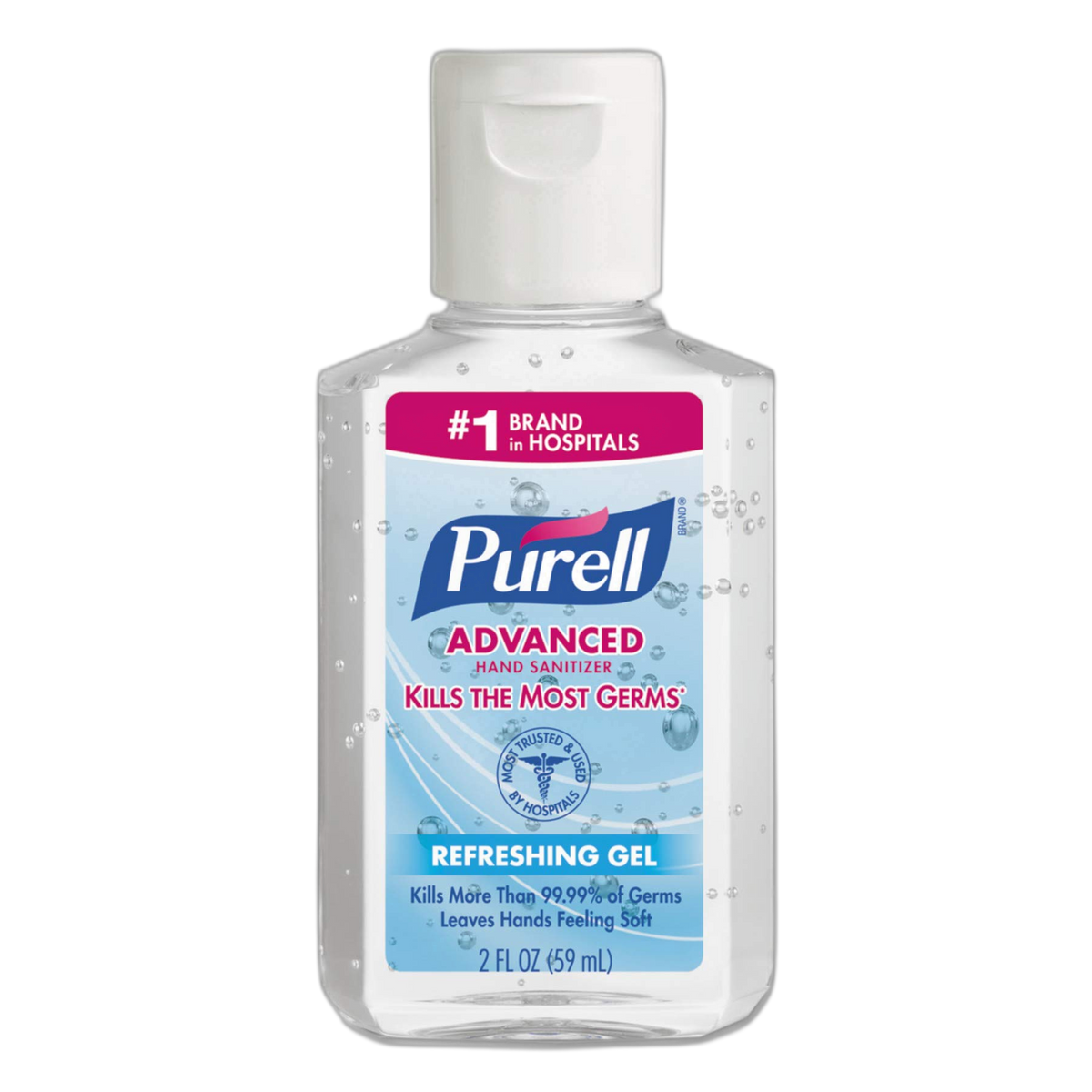 PURELL 960524 Advanced Instant Hand Sanitizer, 2oz, Squeeze Bottle (Case of 24)