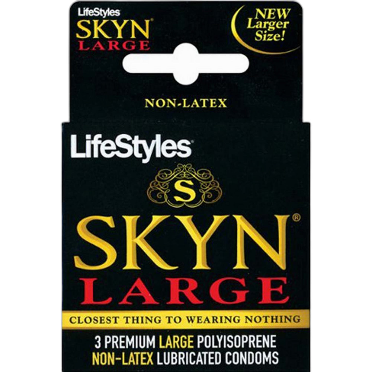 Lifestyles Skyn Large Non-Latex, 3 Count