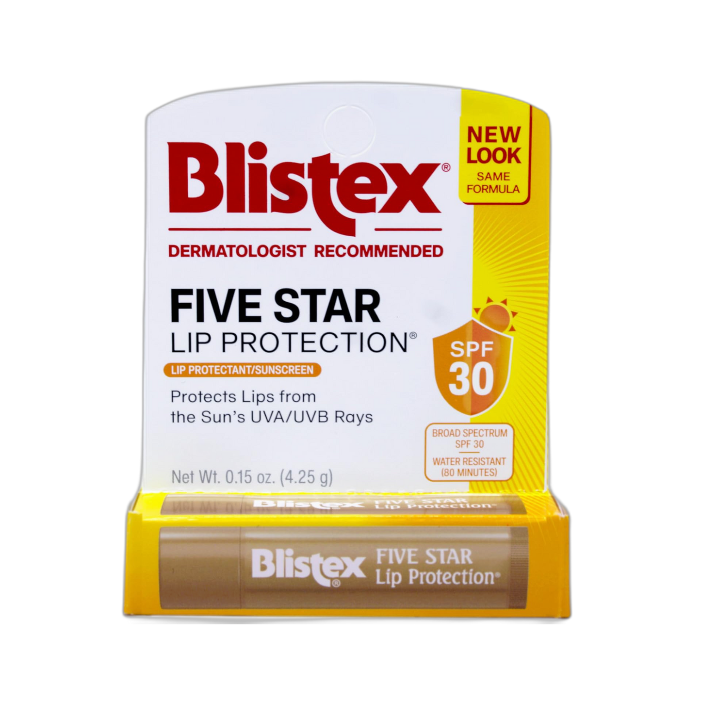 Blistex Five Star Lip Protection SPF 30 0.15 oz