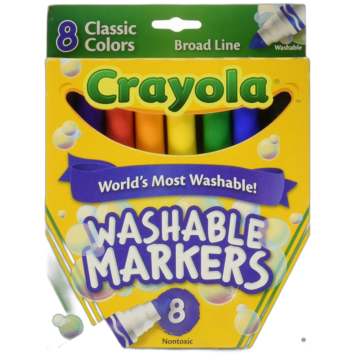 8 ct. Crayola Broad Line Washable Markers
