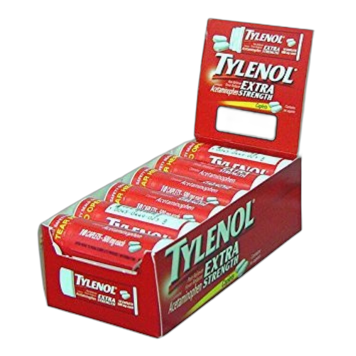 Tylenol Extra Strength Caplets with Acetaminophen, Travel Size, 10 ct