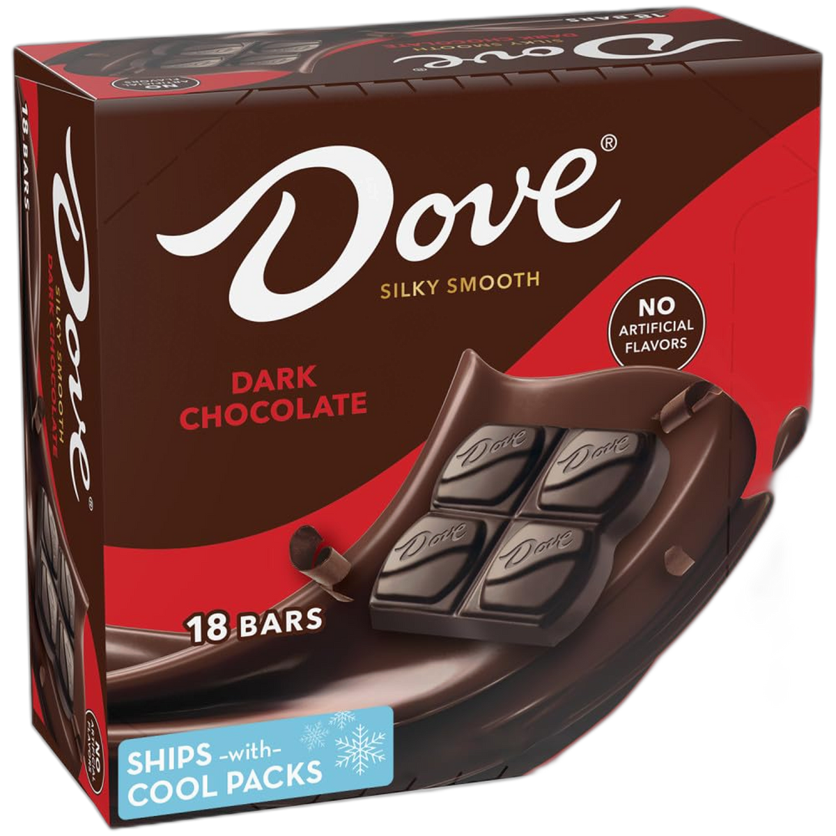 DOVE Dark Chocolate Candy Bars, Full Size Candy Bars, Suitable for Snacking, Parties, and Gift Baskets, 1.44 oz (Pack of 18)
