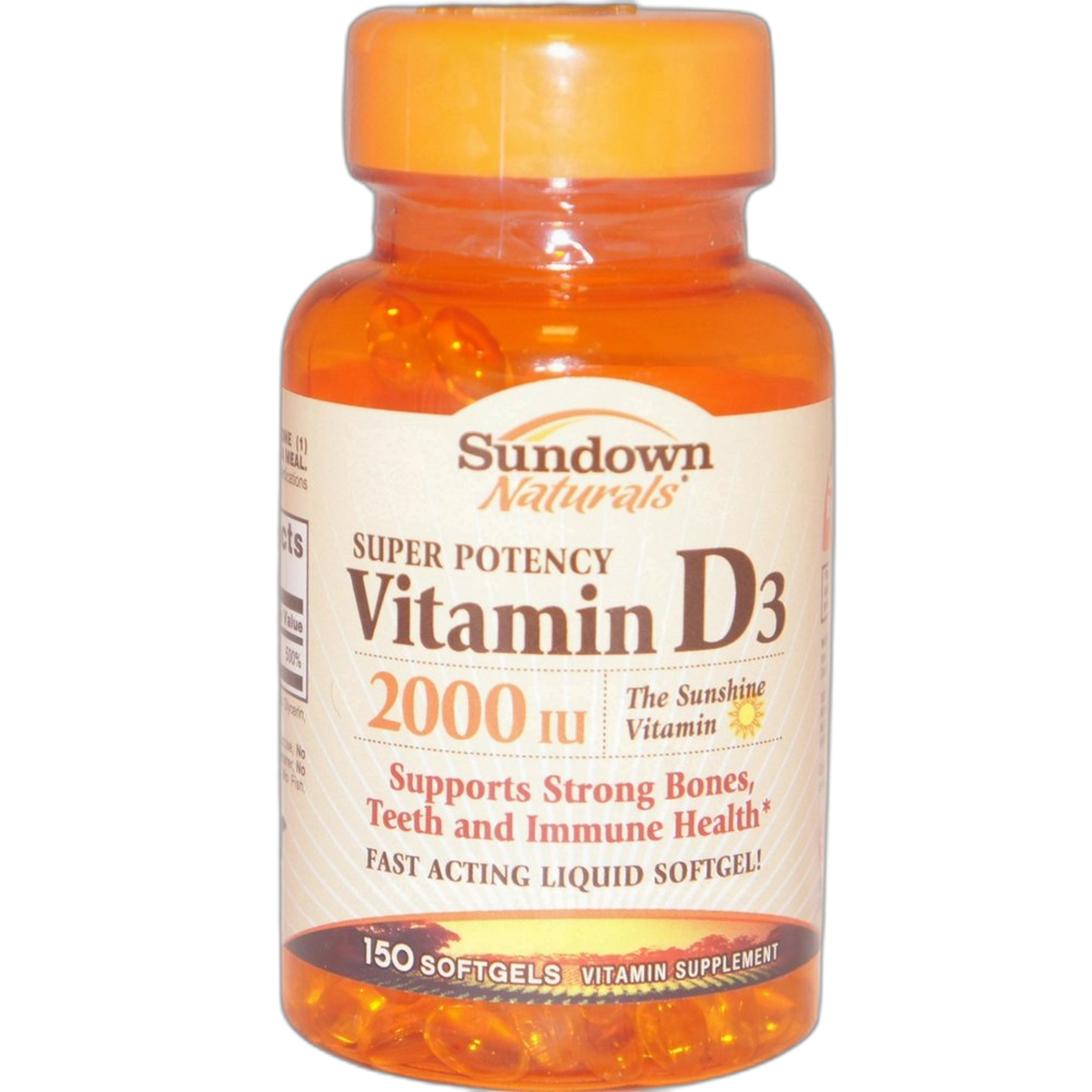 Sundown, Vitamin D-2000 Iu Softgels, 150 ct