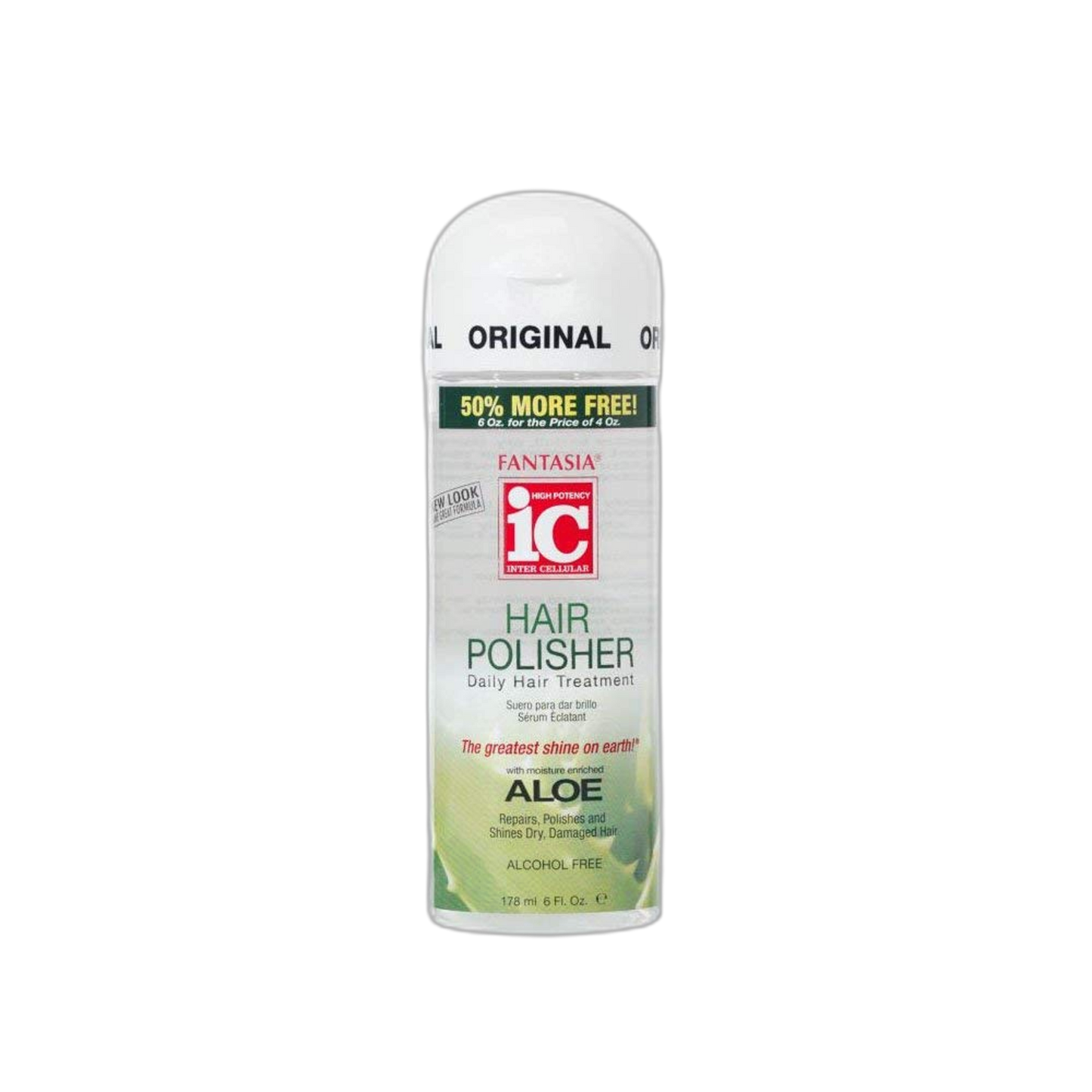 Fantasia IC Hair Polisher Daily Hair Treatment w/Aloe, 6 Ounce