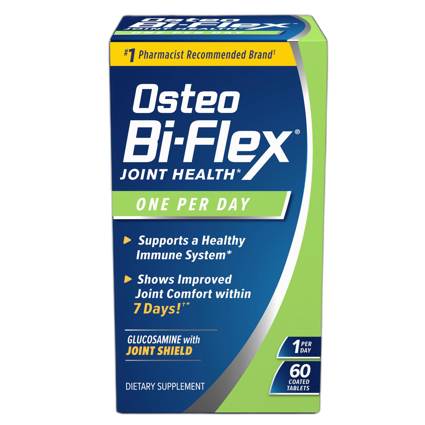 Osteo Bi-Flex One Per Day, Glucosamine Joint Health Supplement with Vitamin D, Coated Tablets, 60 Count