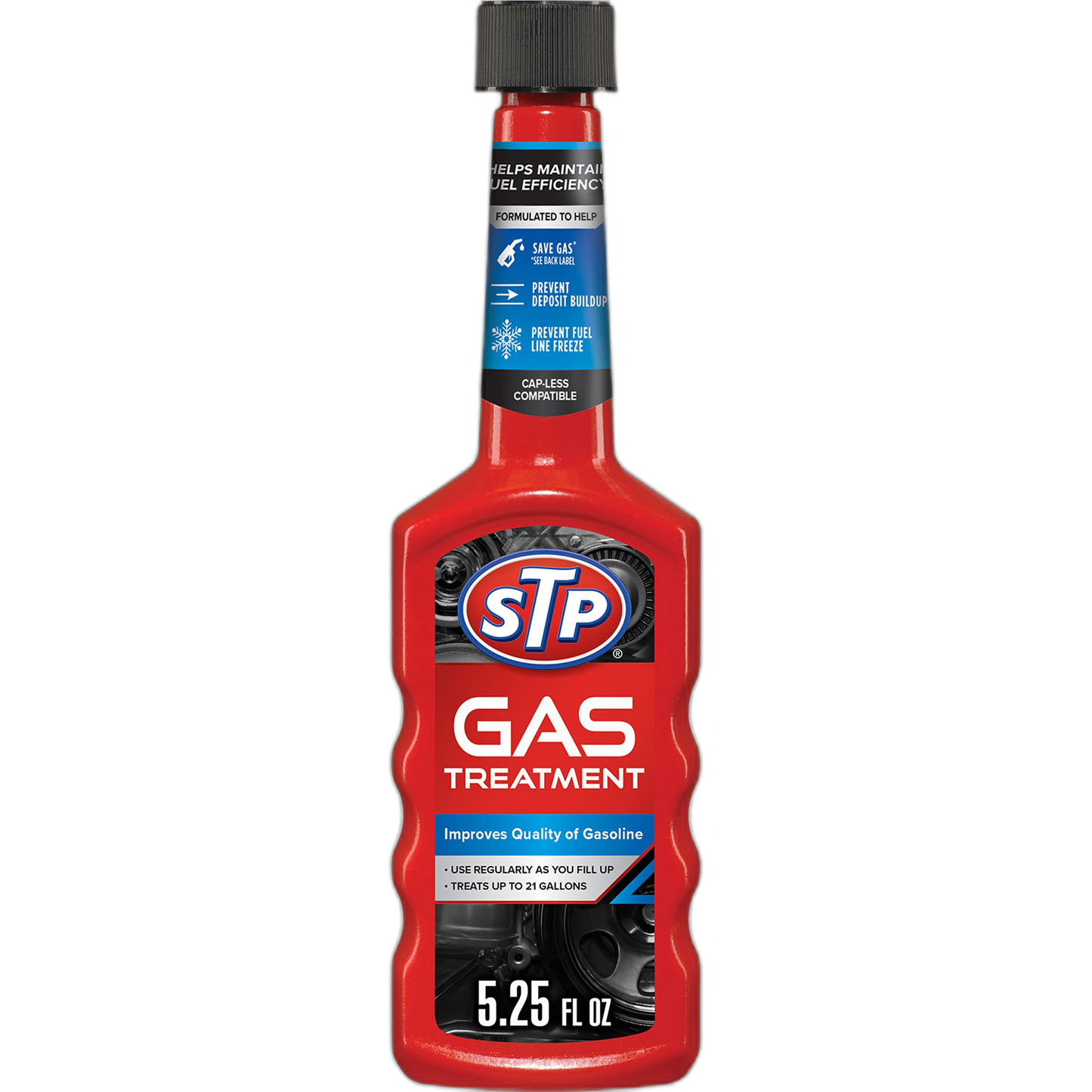 STP Gas Treatment, Fuel Intake System Cleaner, Bottles, 5.25 Fl Oz, Pack of 12