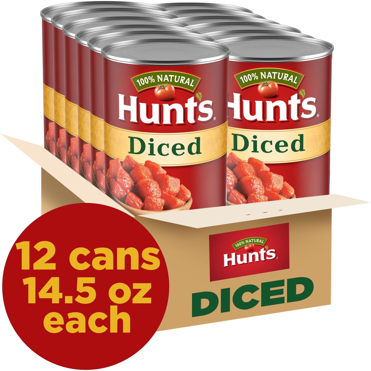 Hunts Dice Tomato 14.5 oz Cs12 product image 1