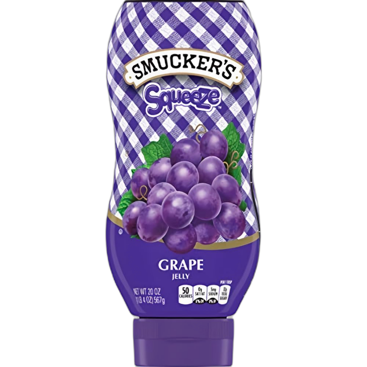 Smucker's, Squeeze Bottle, Grape Jelly, 20oz Bottle (Pack of 4)